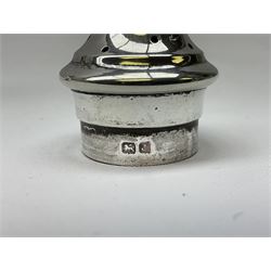 1930's silver pepper, hallmarked Birmingham 1933, H10cm, approximate weight 43 grams