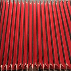  VIGNONI – Ravel IV -  Italian piano accordion with a three octave keyboard F-F compass and  96 bass buttons, four sets of treble reeds, five sets of bass reeds,  With a hard and padded travel case (on wheels).
