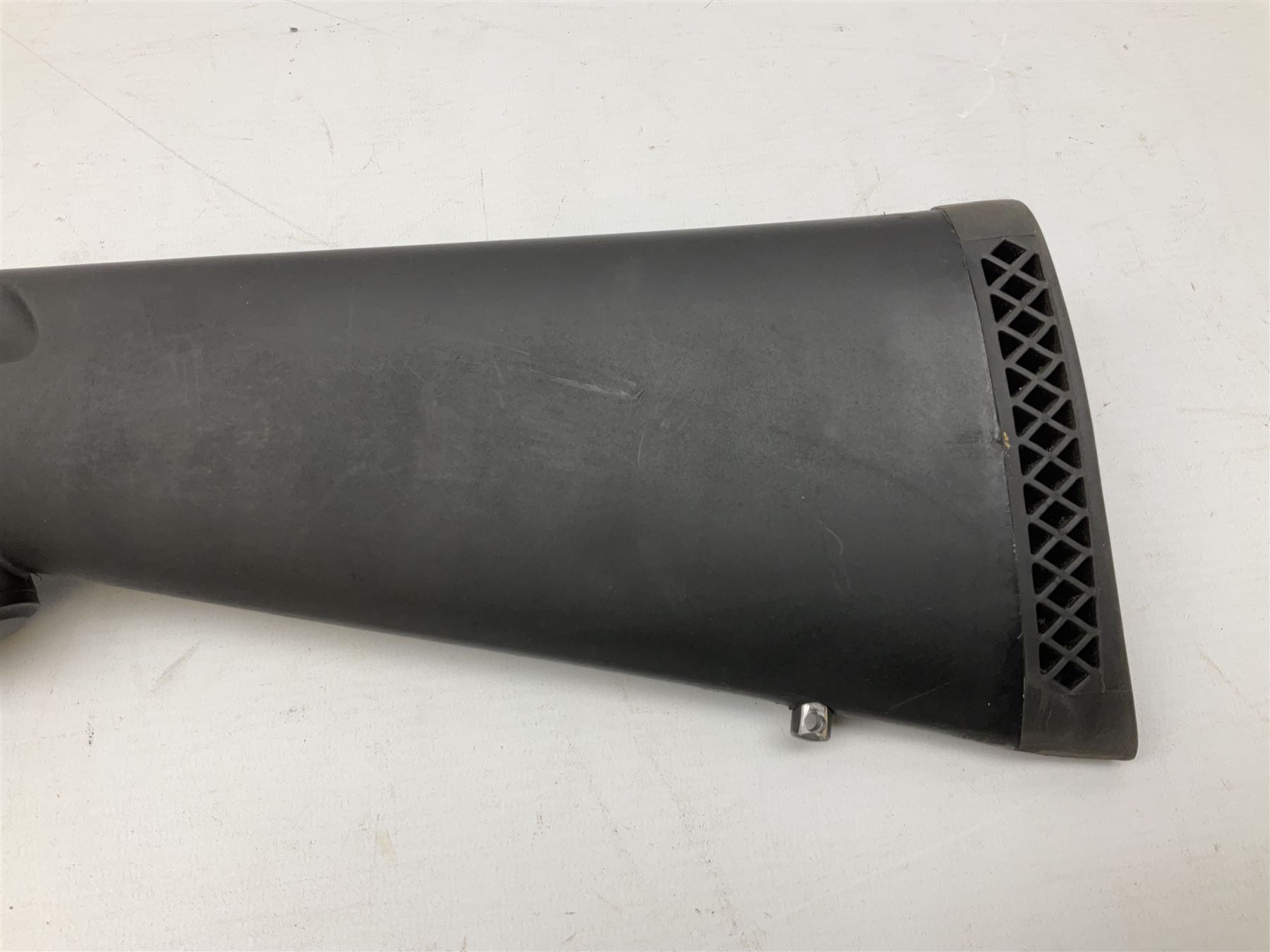 Puma Rifles Hunter bolt-action .22 Long Rifle the 36cm shortened barrel threaded for sound moderator, plastic synthetic stock, serial no.1050840 L83.5cm FIREARMS CERTIFICATE REQUIRED OR RFD