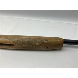 Italian Boehler Blitz .410 folding single barrel shotgun, walnut stock with 70cm barrel, chequered grip and fore-end with cross action safety, No.1779, L112cm overall SHOTGUN CERTIFICATE REQUIRED