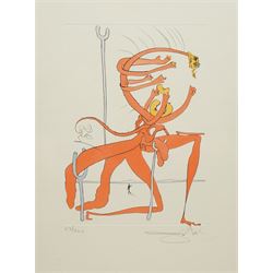 Salvador Dali (Spanish 1904-1989): 'Quevedos Visioner' (Quevedo`s Visions)', limited editi...