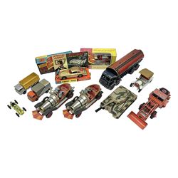 Various makers - eleven die-cast model vehicles to include Corgi model no.261 Special Agent 007 James Bond's Aston Martin D.B.5. from the James Bond film 