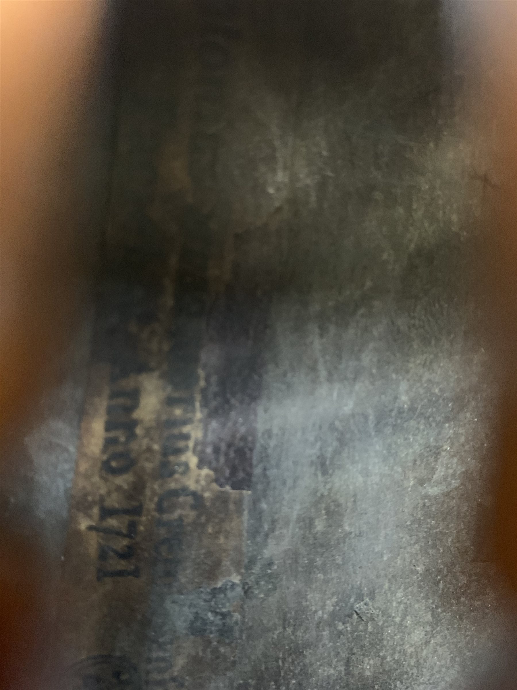 Late 19th century continental violin, possibly Italian, with 36cm two-piece maple back and ribs and spruce top, bears label 'Antonius Stradivarius Anno 1721', 60cm overall; in modern carrying case with silver mounted pernumbuco bow