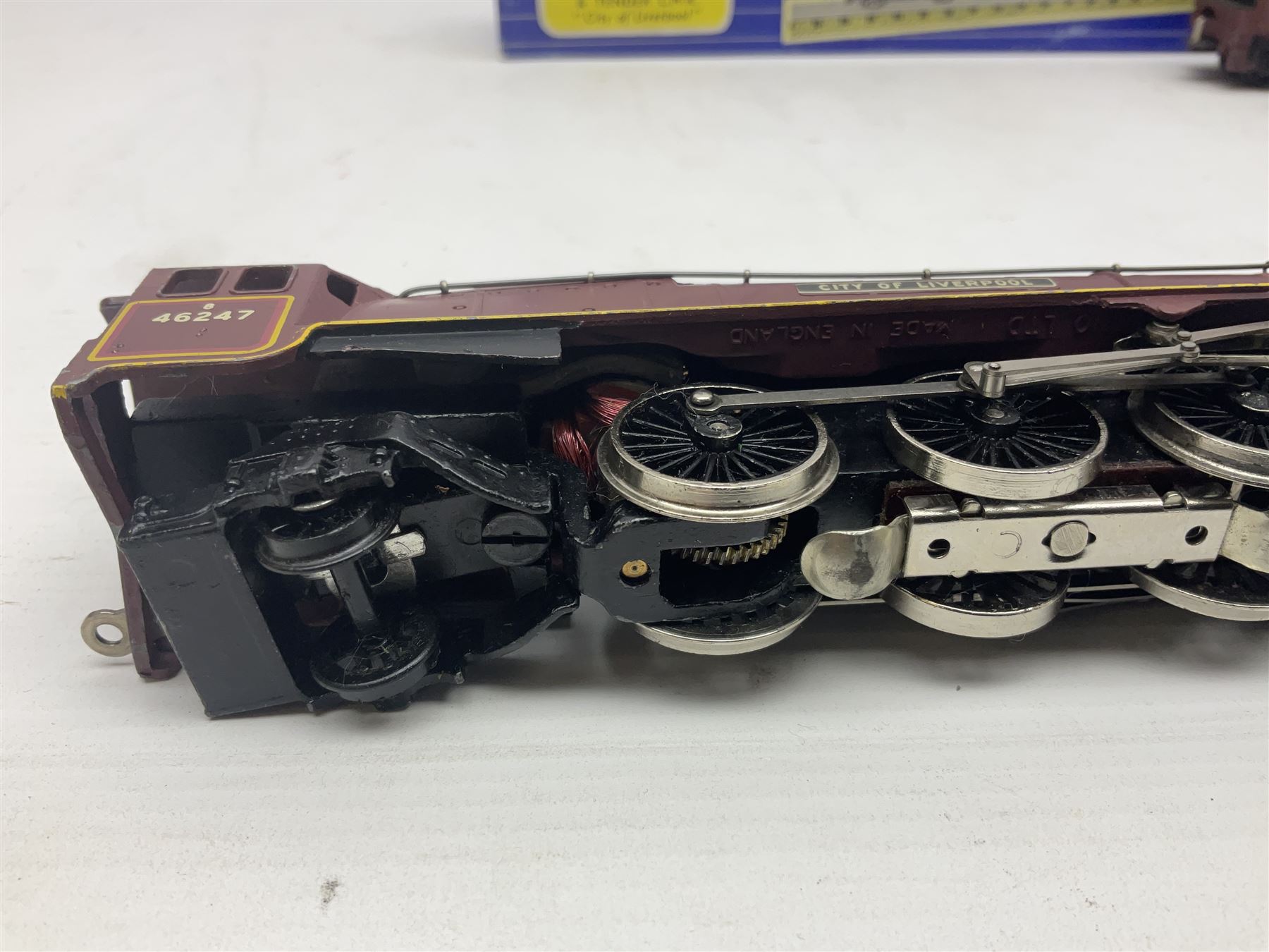 Hornby Dublo - 3-rail Duchess Class 4-6-2 locomotive 'City of Liverpool' No.46247 in BR maroon; in original box with instructions