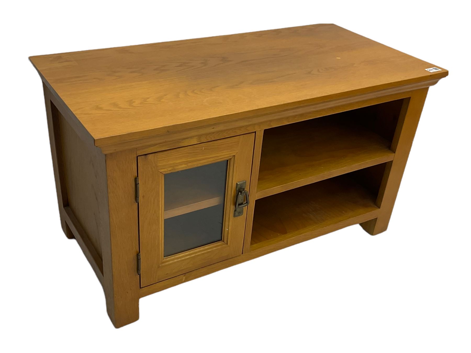 Light oak two drawer console table, television stand, nest of tables