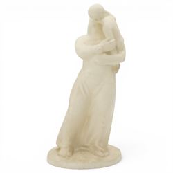 Robert Clatworthy RA (British 1928-2015): Mother and Child, cast fibreglass resin sculpture group in white finish, W44cm H88cm
Provenance: Gifted directly by the artist to the vendor's partner