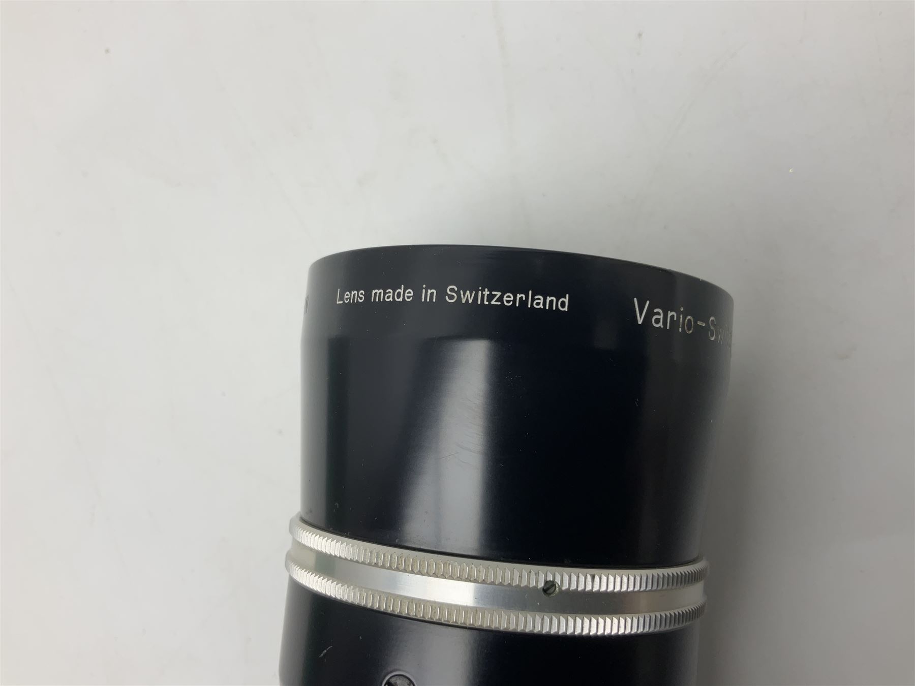 Kern Paillard Vario Switar OE 1:2.5 f=18/86mm' lens, serial no. 1108068 in wooden case  