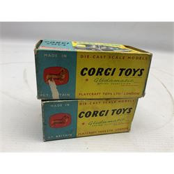 Corgi - Commer Police Van with flashing light No.464 and Chipperfield's Mobile Booking Office No.426; each in original box with paperwork (2)