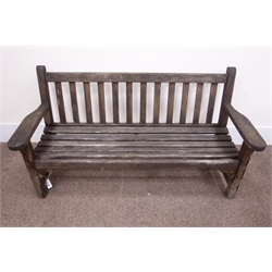  Traditional teak bench, W160cm  