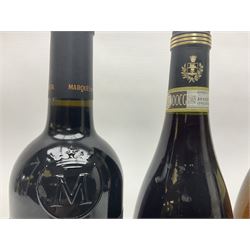 Mixed wine, comprising Araldica Barbaresco 2013, Corsini, 75cl 14% vol, Marques De Murrieta 2007 Gran Reserva Rioja 75cl 14% vol and Domaine Michelot 1992 Meursault 750ml 13% vol (3)