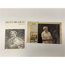Helen Bradley signed presentation book; quantity of letters and cards from the Pope John Paul II 1970s-1990s; and two Elvis items