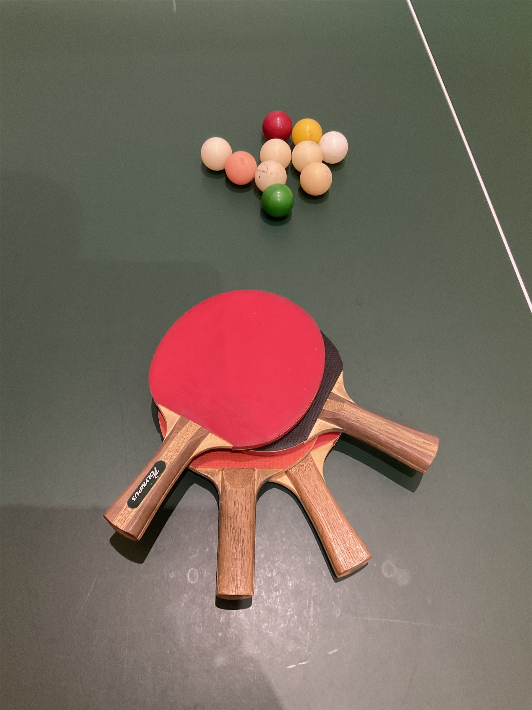 Dunlop Rollaway folding table tennis table with accessories - THIS LOT IS TO BE COLLECTED BY APPOINTMENT FROM DUGGLEBY STORAGE, GREAT HILL, EASTFIELD, SCARBOROUGH, YO11 3TX