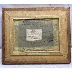 Patrick Downie RSW (Scottish 1854-1945): 'Tinto Summertime - Thankerton', oil on board signed, titled and dated July 22 1917 verso 17cm x 26cm