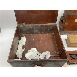 19th Century 'Empire cinematograph camera No.3, Manufactured by W.Butcher & Sons ltd'  in a wooden box with hinged handle 