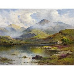Alfred Fontville de Breanski Jnr. (British 1877-1945): 'In the West Highlands - Summer Morning Loch Etive', oil on canvas signed, titled verso 44cm x 57cm