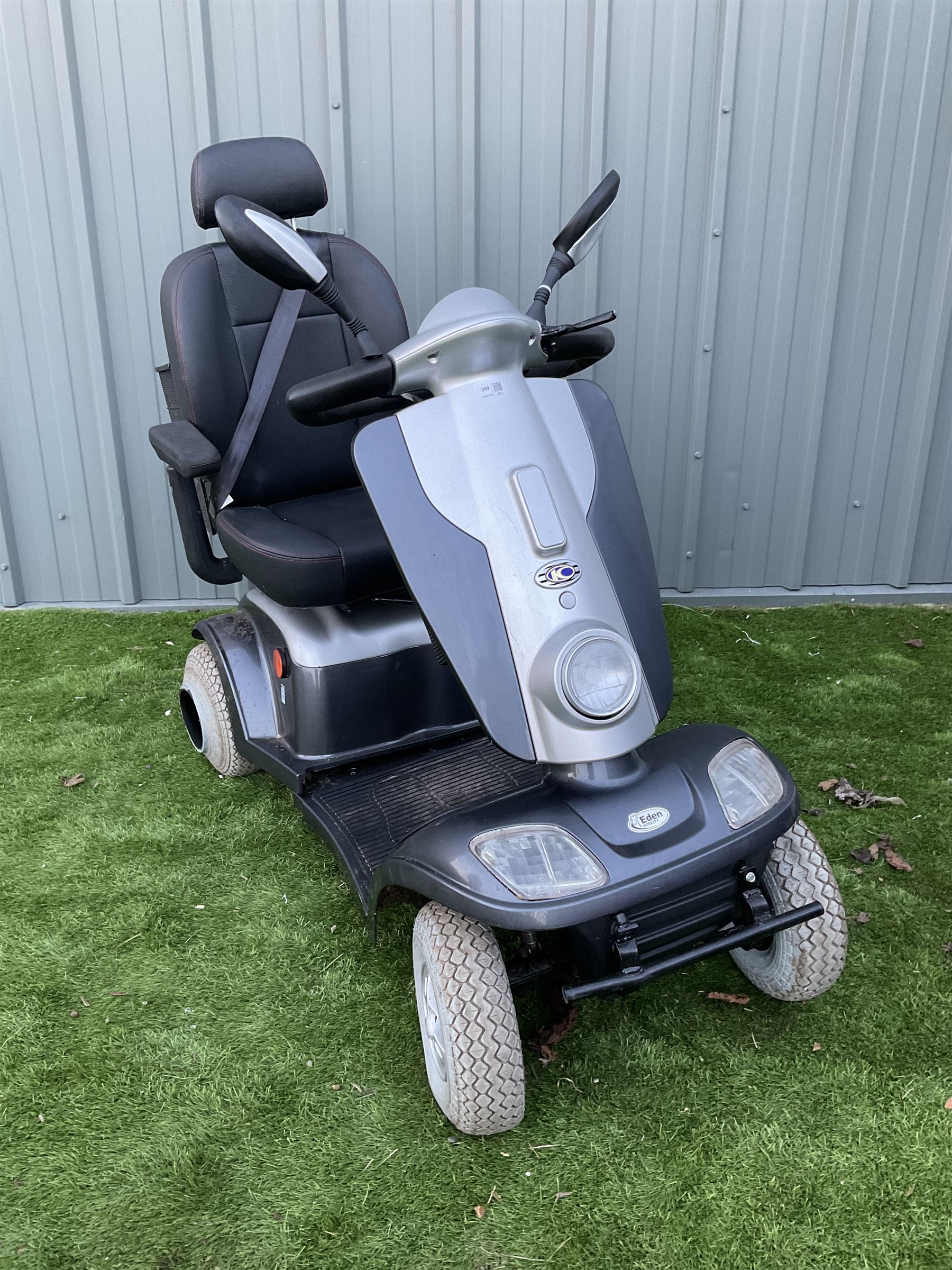 Eden mobility Four wheel mobility scooter - flat tyre - THIS LOT IS TO BE COLLECTED BY APPOINTMENT FROM DUGGLEBY STORAGE, GREAT HILL, EASTFIELD, SCARBOROUGH, YO11 3TX