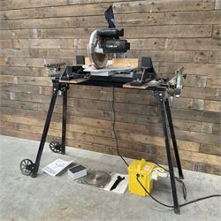 Delta SideKick 110V 250mm compound slide chop saw, with stand