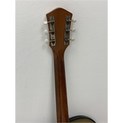 Harmony H-6303 Sovereign acoustic guitar, spruce top, mahogany body, in carrying case