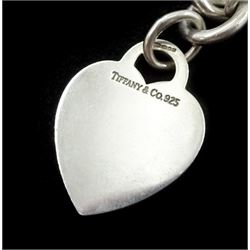 Tiffany & Co silver heart tag and toggle necklace, London 2003