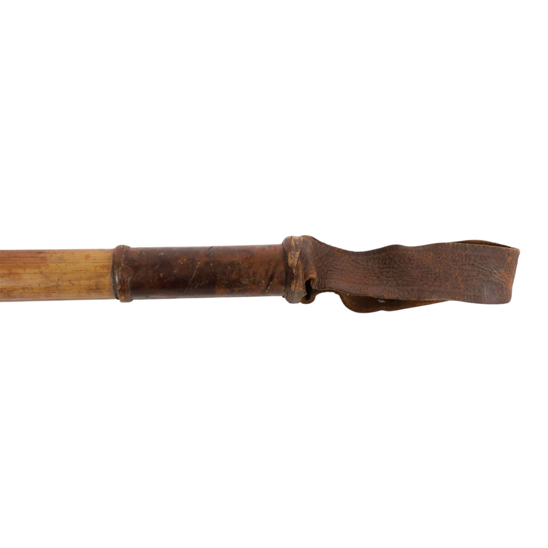 WWI trench club or cosh, with leather strap, L40cm