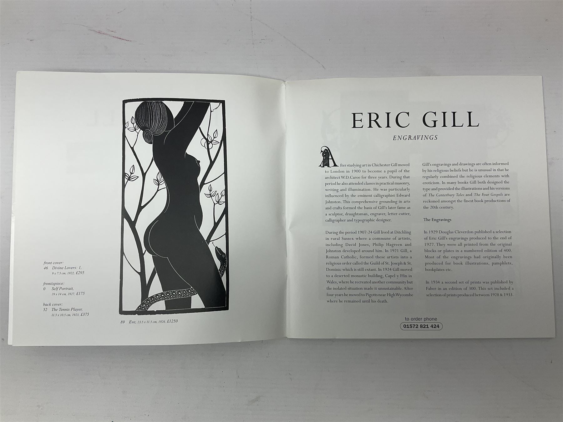 Four reference books, comprising Eric Gill Engravings, Saucy Ladies, Wilde's Last Stand and Camp  