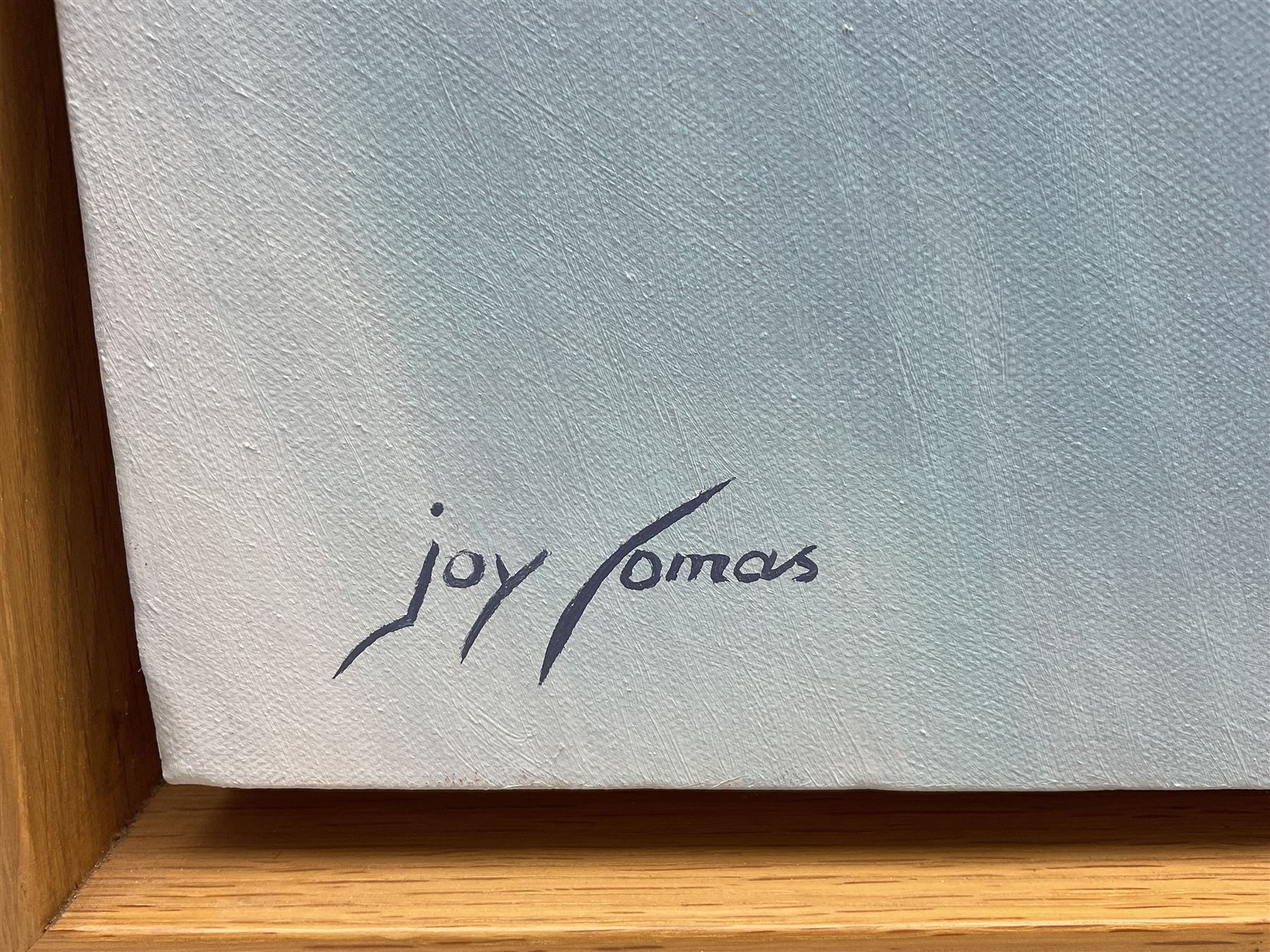 Joy Lomas (British Contemporary): The Rotunda Ceiling - Scarborough, oil on canvas signed, title label verso 100cm x 70cm