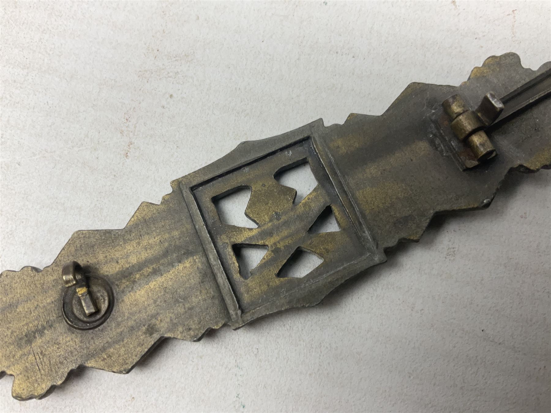 Three WW2 German badges - Close Combat Clasp; Army Flak badge; and Wound badge