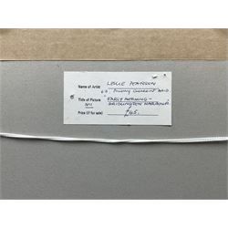 Les Pearson (British 1923-2010): 'Early Morning- Bridlington Harbour', watercolour signed and dated 1986, titled verso 26cm x 37cm 