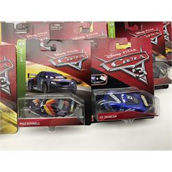 Disney Pixar 'Cars' - thirty-four Mattel carded die-cast models; all in unopened blister packs (34)