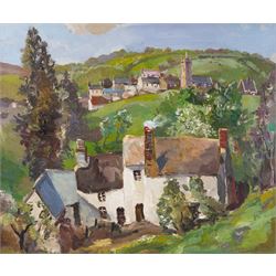 Allan Walton (British 1891-1948): 'Molland - North Devon', oil on canvas signed, partial original title label verso 50cm x 60cm 
Provenance: with Thomas Agnew & Sons, stock no. 9355, label verso; also with Louise Kosman, label verso