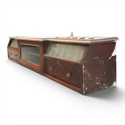 Snooker and Billiard accessories including a Thurston & Co Ltd snooker scoreboard, and Burroughes & Watts, London, billiard ball storage cabinet and white scorer