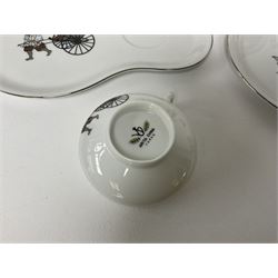 Japanese Arita China tea service for four