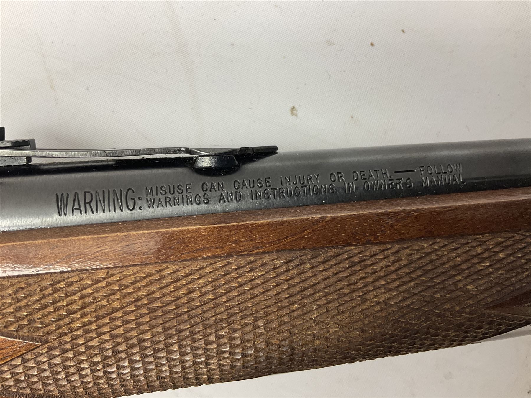 Marlin .38/357 Model 1894CS-357 Mag. or 38 Special underlever sporting rifle with 47cm barrel and sliding adjustable rear sight No.03067787 L91.5cm overall SECTION 1 FIRE-ARMS CERTIFICATE REQUIRED