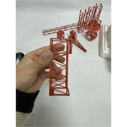 Two Conrad 1:87 scale Wolffkran Tower Crane models, both boxed