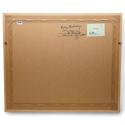 Ashley Jackson (Yorkshire 1940-): 'Muker' Swaledale, watercolour signed, titled on accompanying certificate of authenticity 41cm x 55cm
Provenance: Purchased directly from the artist as part of his TV series 'A Brush with Ashley'