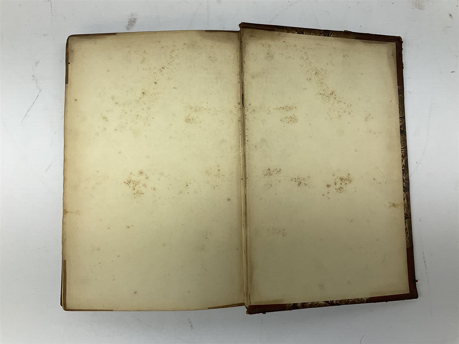 Twenty-seven 19th century leather bound books including The History of Napoleon Edited by R.H. Horne.1841; The Great Diamonds of the World by Edwin W. Streeter. 1882 Second edition; works by Voltaire; etc (27)