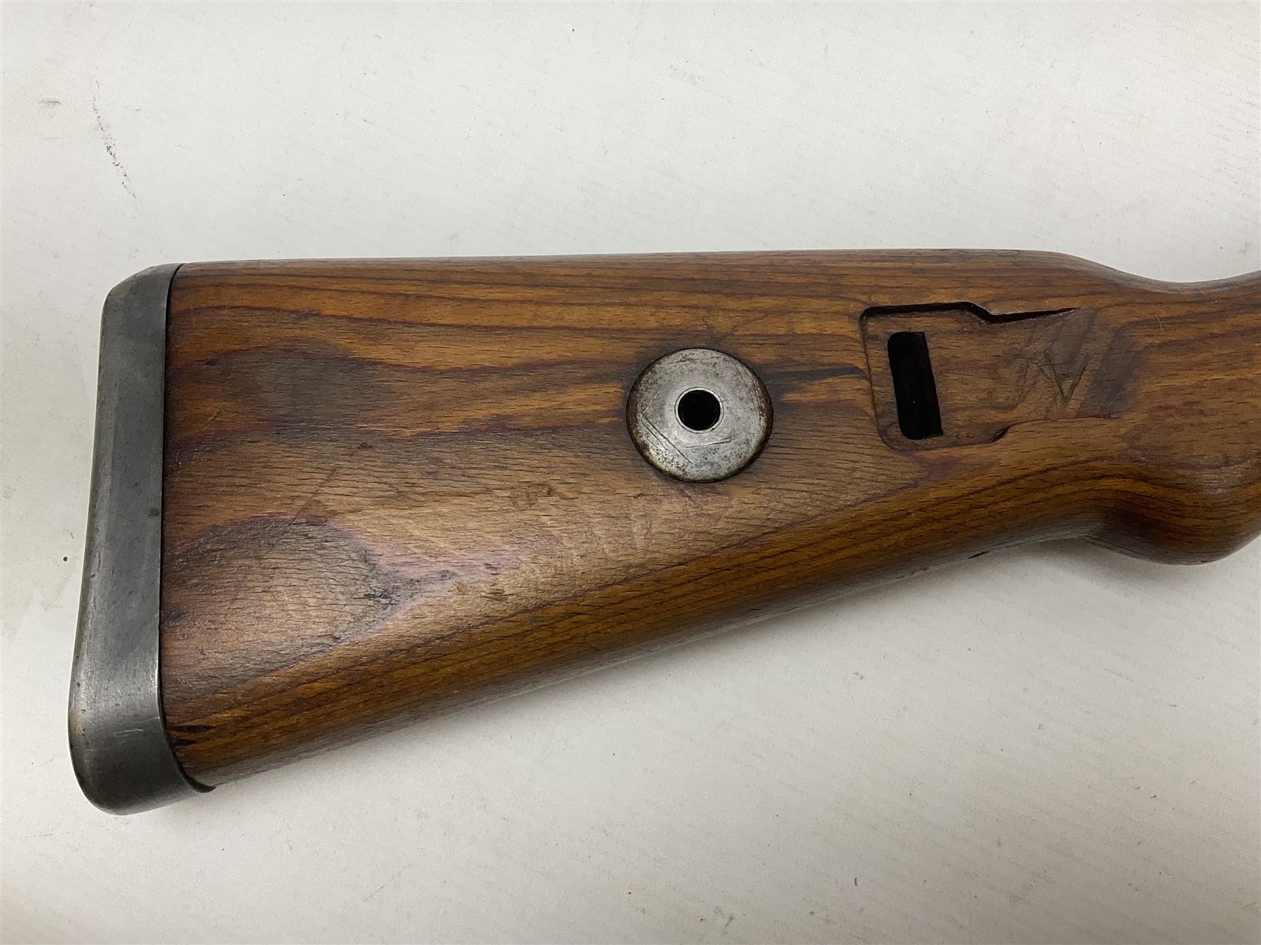 FIREARMS CERTIFICATE REQUIRED - BLANK FIRING Mauser 792 by 57 Mod.98 bolt action rifle marked BYF 41, re-proofed for .308 Winchester blank firing, with 61cm (24