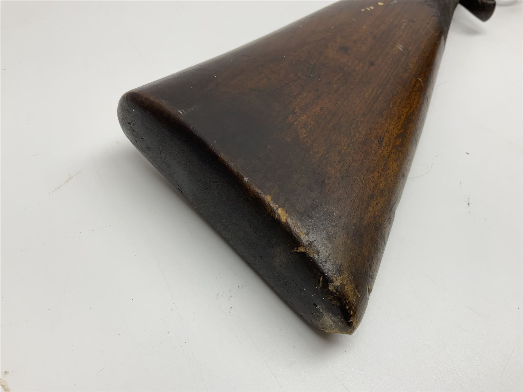 UNPROOFED/OUT OF PROOF SO RFD ONLY - three guns in poor condition comprising 19th century G. Coop 12-bore side-by-side double barrel hammer shotgun; 14-bore single barrel percussion sporting gun composed of various parts with cut-down barrel; and non-firing mock snider action ornamental gun (3)