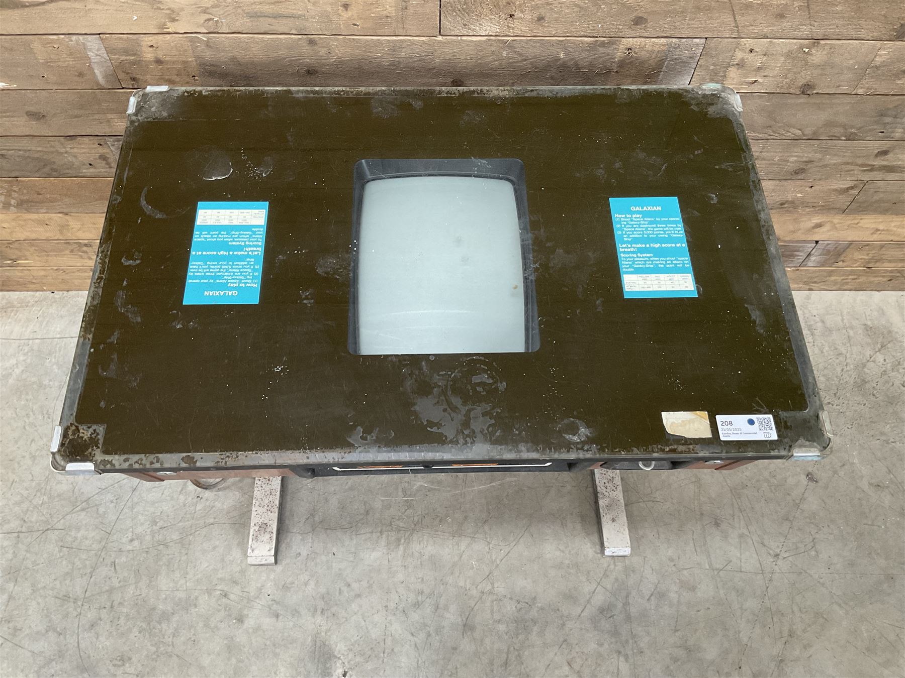 Taito Galaxian arcade game table