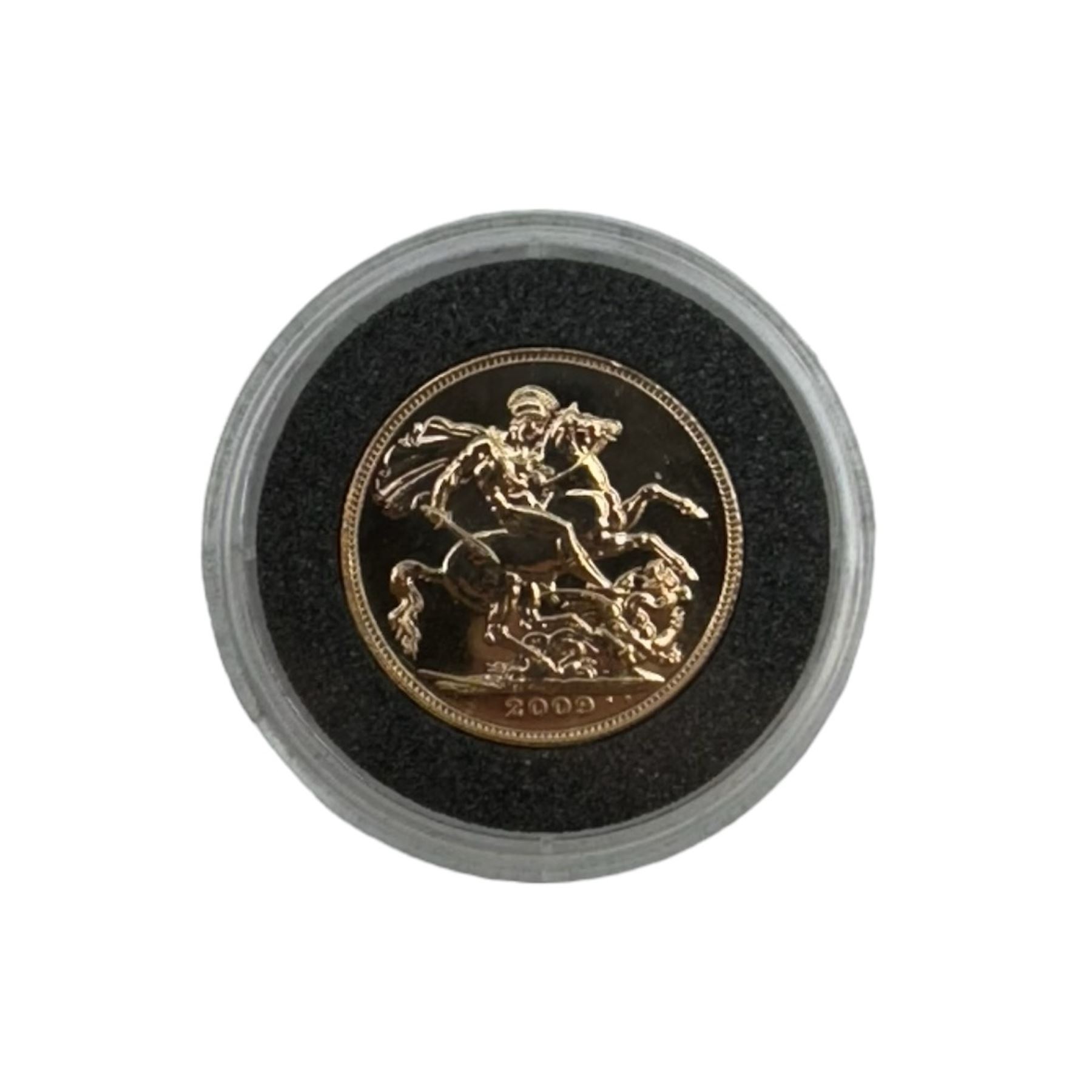 Queen Elizabeth II 2009 gold full sovereign coin