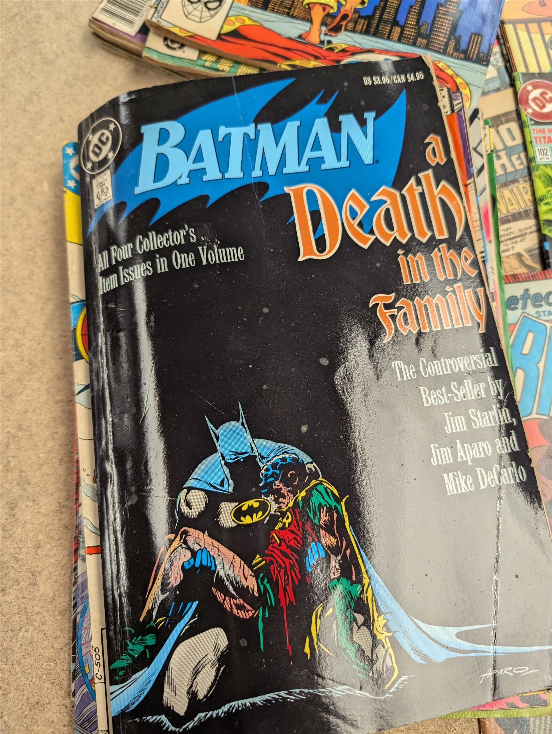 Collection of 1980s and later Marvel and DC comics