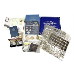 Coins including United Kingdom 1995 two 