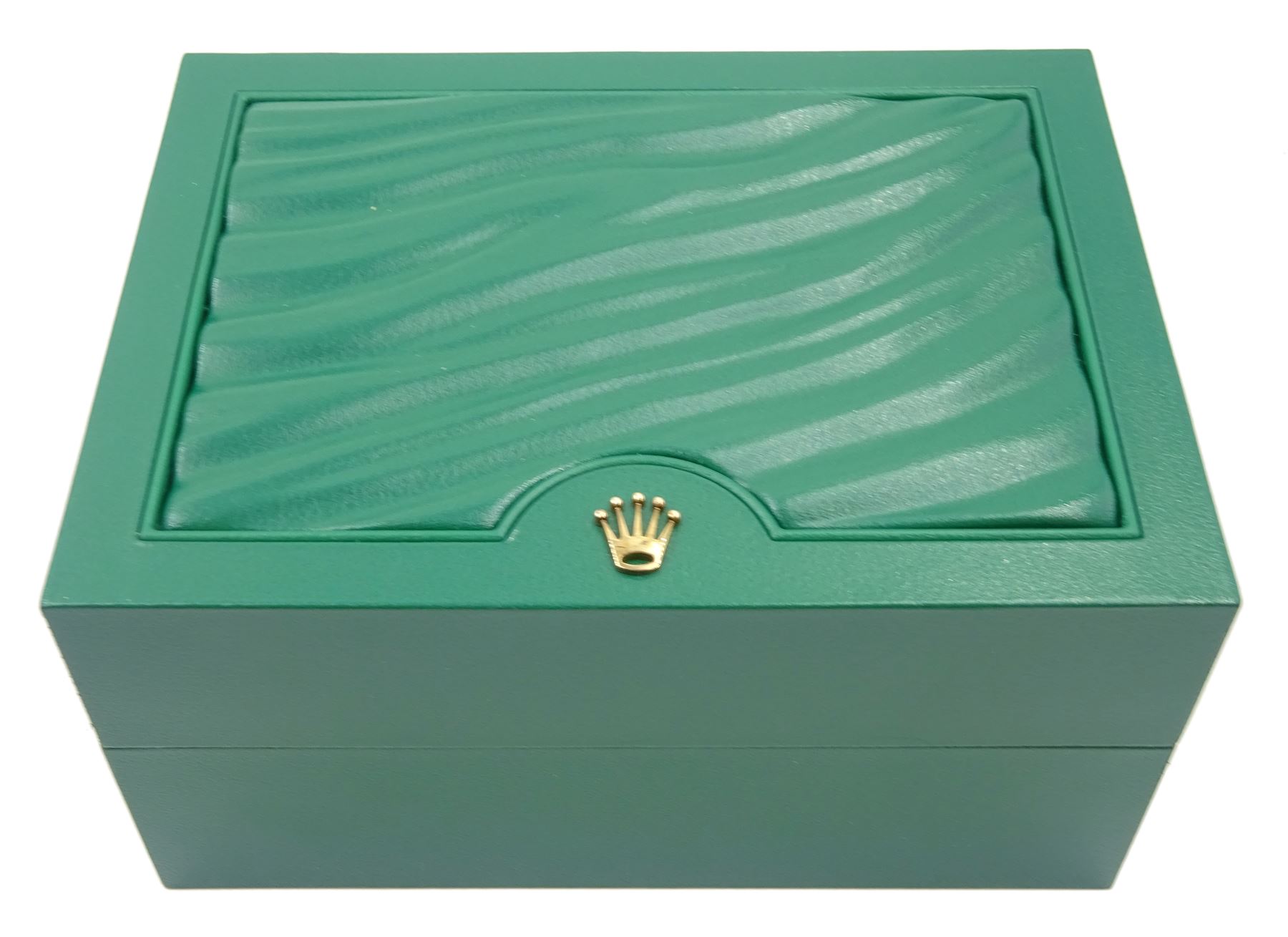 Rolex Oyster Perpetual Date Submariner 'Kermit' gentleman's stainless steel automatic wristwatch, circa 2005, model No 16610LV, serial No. D079091, 60 minute rotating green bezel, on Rolex Oyster stainless steel bracelet, with fold-over clasp, boxed with service guarantee dated 2014