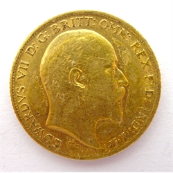  1906 gold half sovereign  