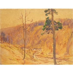  'Wensleydale', watercolour signed by Fred Lawson (British 1888-1968) titled verso 29cm x 38cm (unframed)  