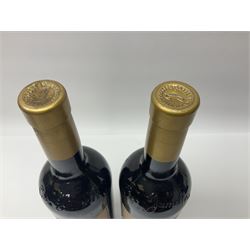 Mixed wine, comprising two bottles Les Jamelles 2009 Reserve Mourvedre, 750ml 13.5% vol, Joan d'Anguera 2015 Altaroses, 75cl 14% vol, Roc de Lussac 2010, Lussac-Saint-Emilion, 750ml, 14% vol and Rhebokskloof, 1997 Gamay Noir, 750ml, 13.5% vol (5)