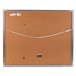 Phil Greenwood (British 1943): 'Border Country', limited edition etching and aquatint signed dated '80 titled and numbered 96/350 with Christie's publishing blind stamp 51cm x 64cm