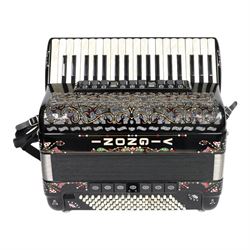 Vignoni piano accordion, with 37 keys and 96 bass buttons, probably a Philharmonic II S mo...