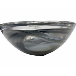 Kosta Boda glass bowl Atoll by Anna Ehrner, D22cm, with box 