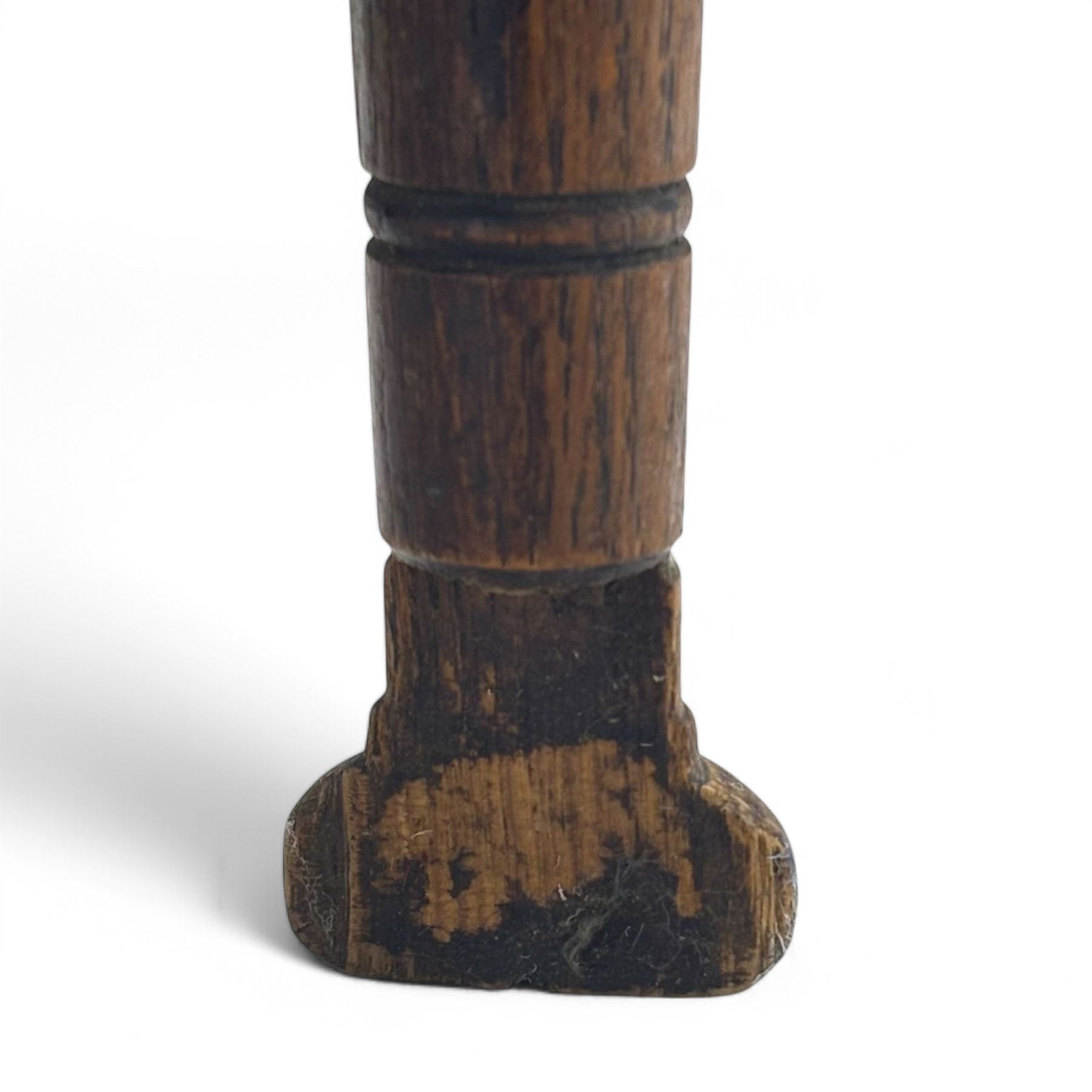 Liberty & Co. London - circa. 1890s ‘The Wykeham’ settle or bench, reeded frame and rush seat, on turned supports united by turned stretchers

The promotional sketch for ‘The Wykeham’ range can be seen in the ‘Liberty & Co. Handbook of Sketches, 1889’ p.49. It is also reproduced in Daryl Bennett’s ‘Liberty’s Furniture 1875-1915 […]’ p.106. Referred to as ‘The Wykenham: ‘oaken furniture’’. See images. 

